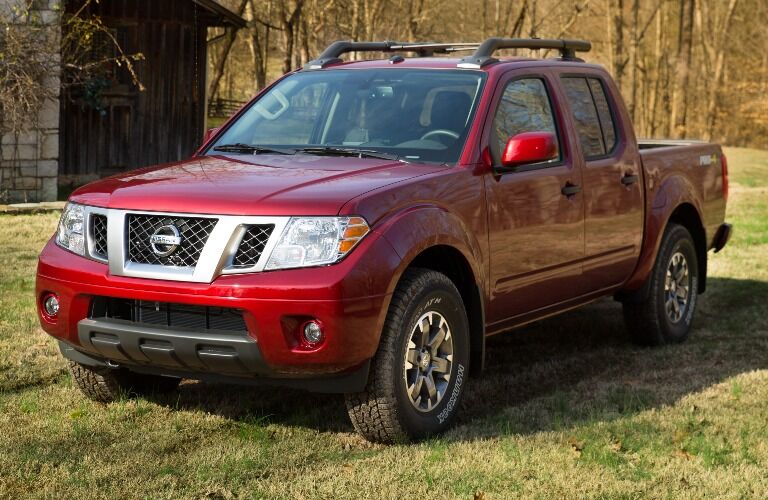 2020 Nissan Frontier parked on grass