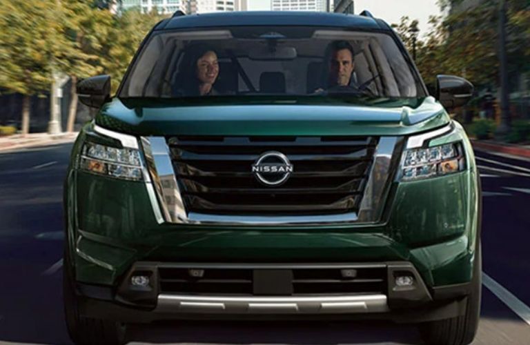 View of the front angle of the 2022 Nissan Pathfinder