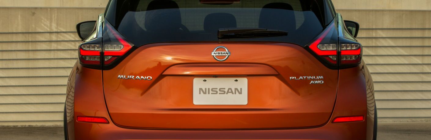 A photo of the rear of the 2020 Nissan Murano.