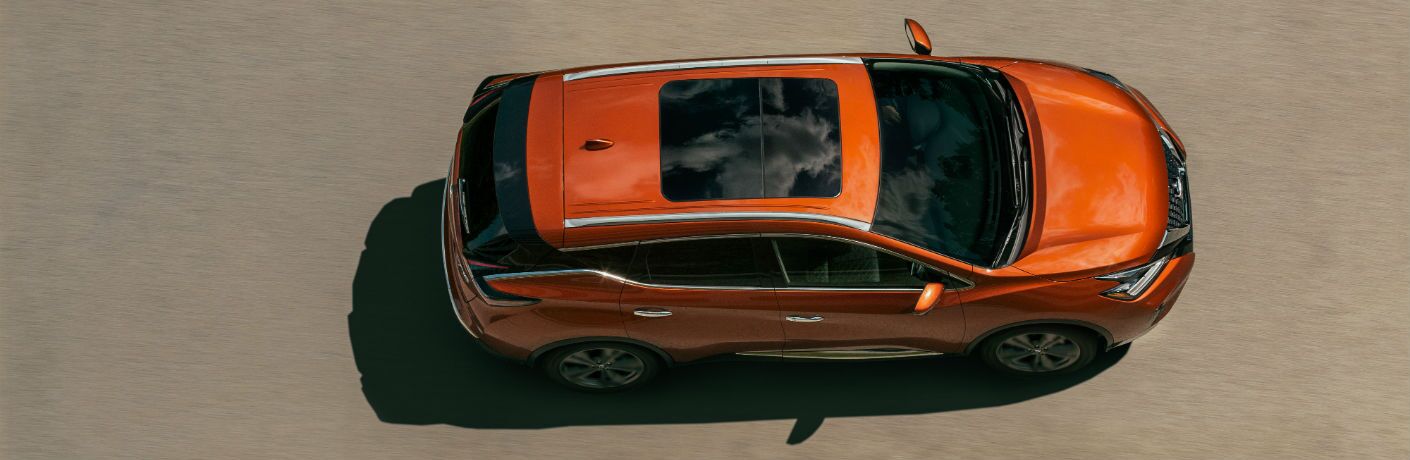 An overhead photo of the 2020 Nissan Murano.