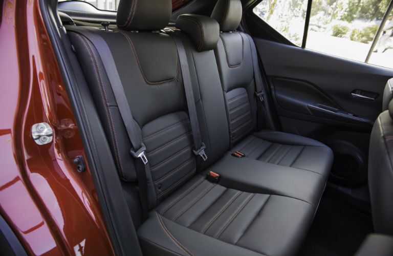 A photo of the back seat in the 2018 Nissan Kicks.