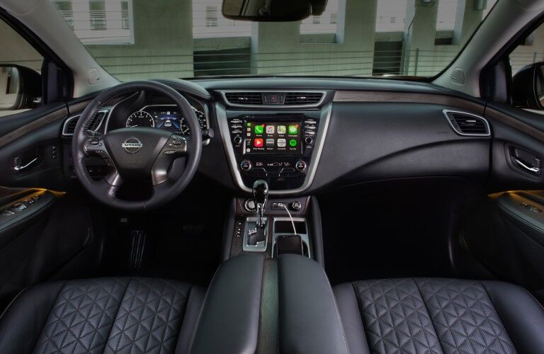 The dashboard and touchscreen used in the 2021 Nissan Murano.