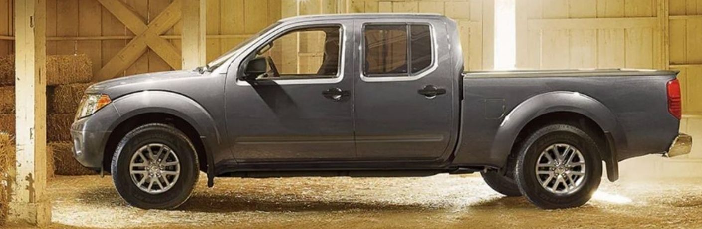 Side angle view of the 2021 Nissan Frontier