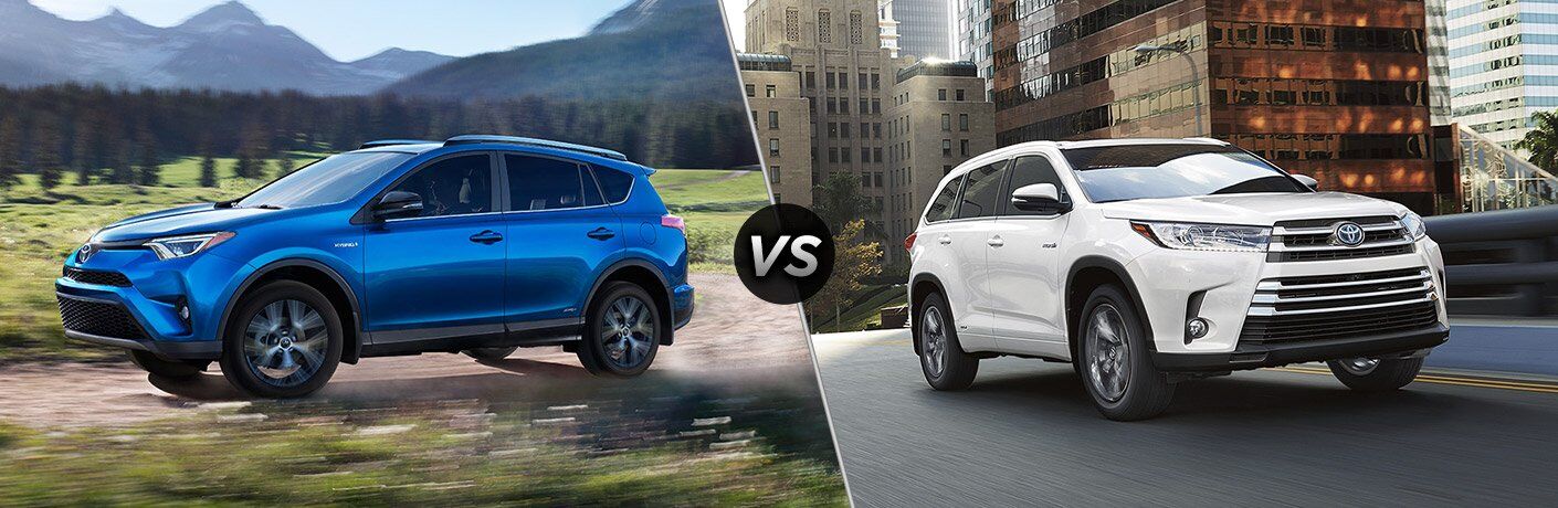 2017 Toyota Rav4 Vs Highlander