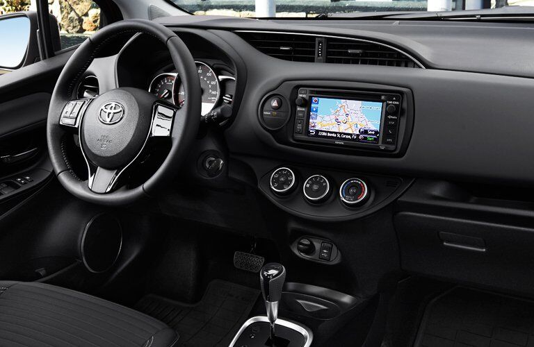 2018 Toyota Yaris Front Dashboard with Toyota Entune