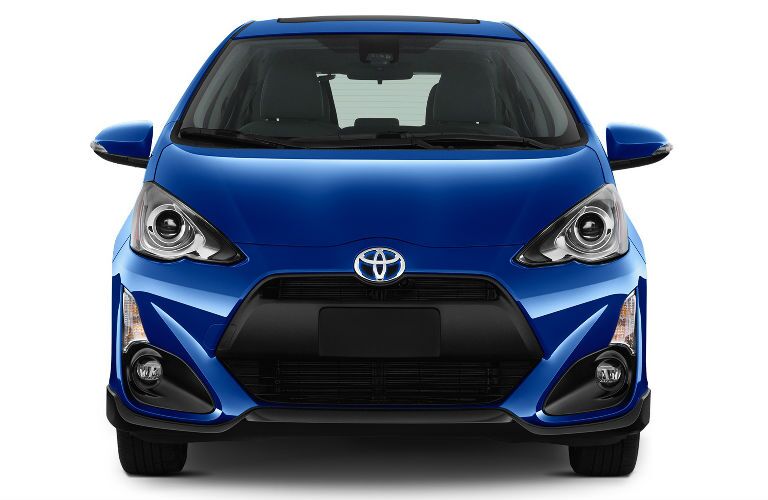 Blue 2017 Toyota Prius c Front Exterior