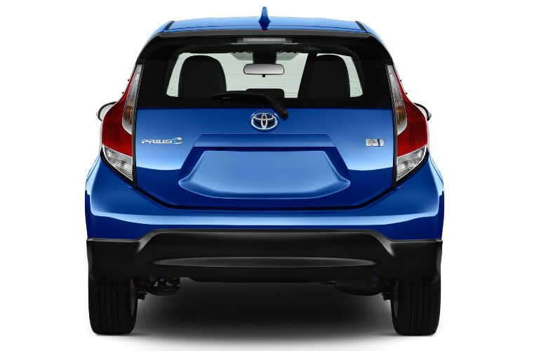 Blue 2017 Toyota Prius c Rear Exterior