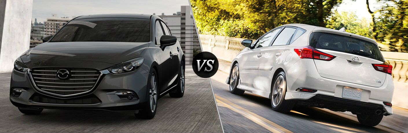 2017 Mazda3 Hatchback Vs 2017 Toyota Corolla Im