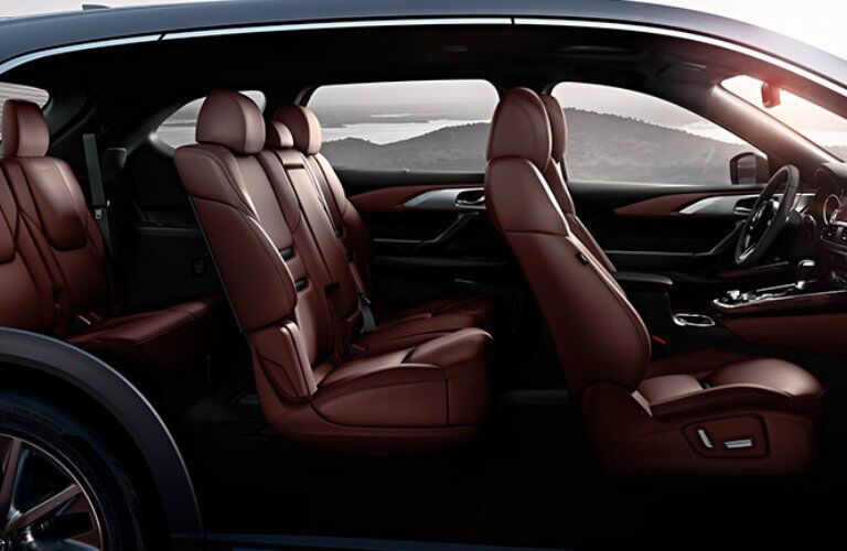 Interior seating in 2016 Mazda CX-9