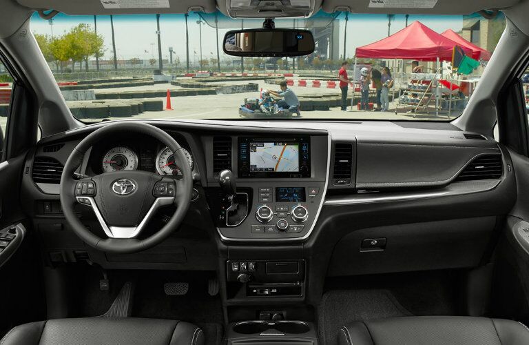 2015 Toyota Sienna interior dashboard