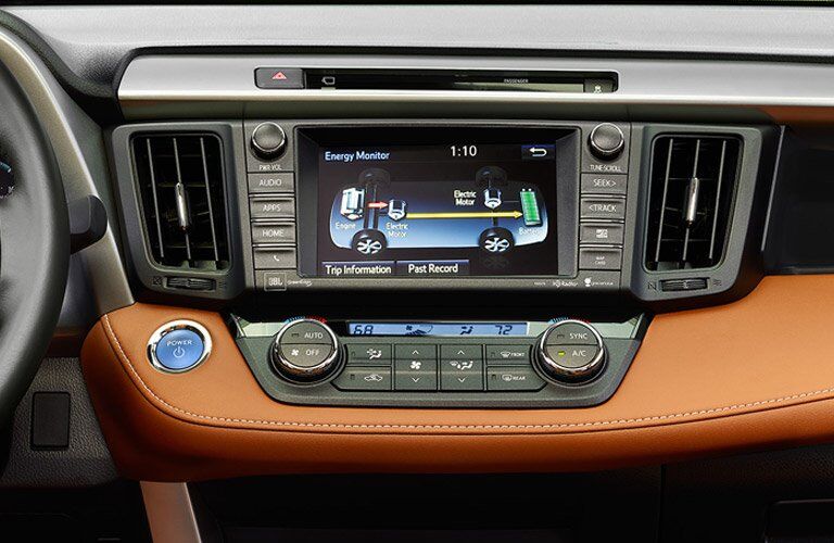 2017 Toyota RAV4 Hybrid Energy Monitor