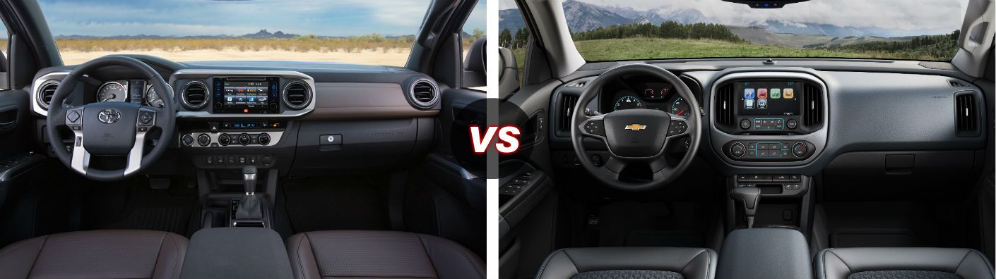 2016 Toyota Tacoma vs Chevy Colorado Interior