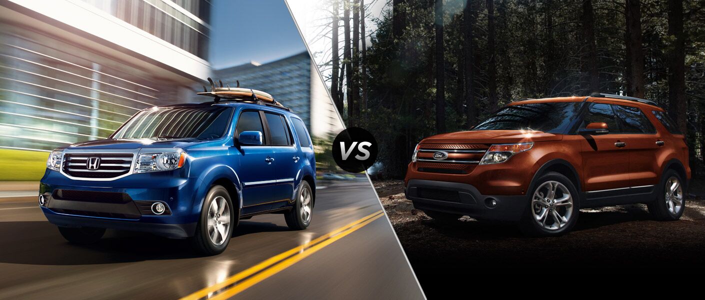 2014 Honda Pilot vs 2014 Ford Explorer