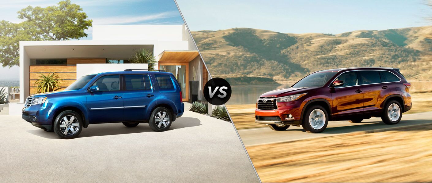 2014 Honda Pilot vs 2014 Toyota Highlander