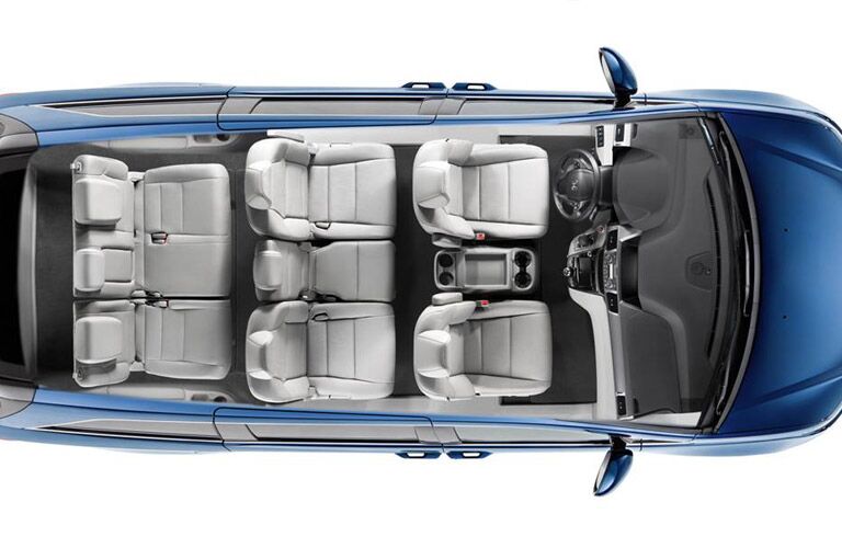 2016 Honda Odyssey vs 2016 Toyota Sienna seating