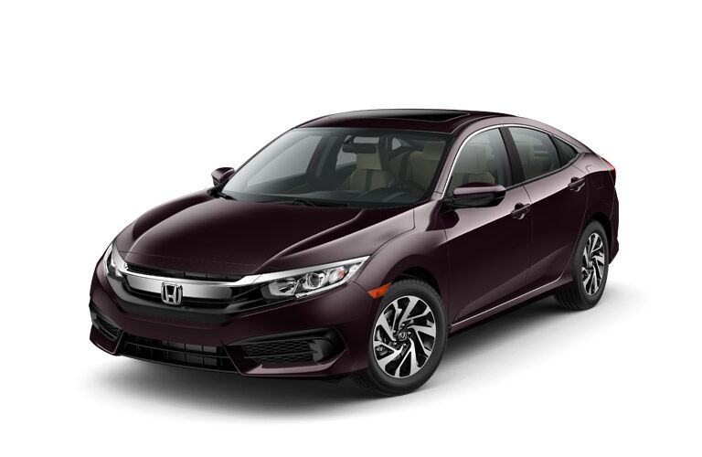2016 honda civic vs 2016 toyota corolla paint colors