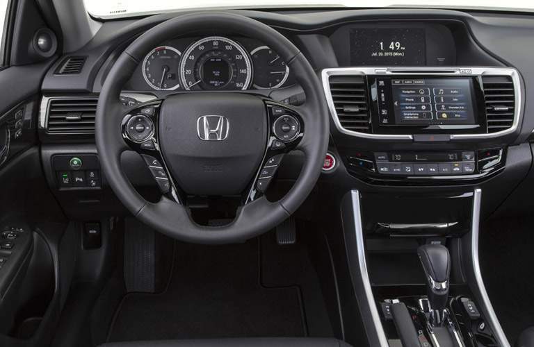 Drivers cockpit of the 2017 Honda Accord Sedan
