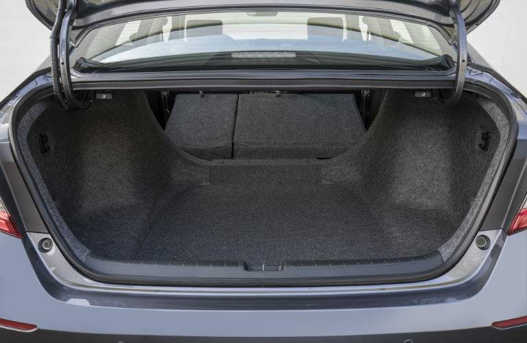 A photo illustrating how much trunk space is available in the 2018 Honda Accord