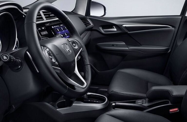 Interior View of 2017 Honda Fit in Black