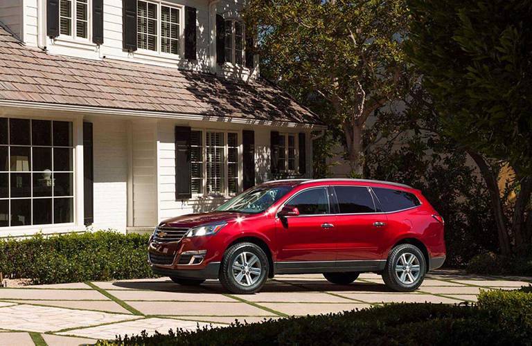 2016 Chevy Traverse in Front of House
