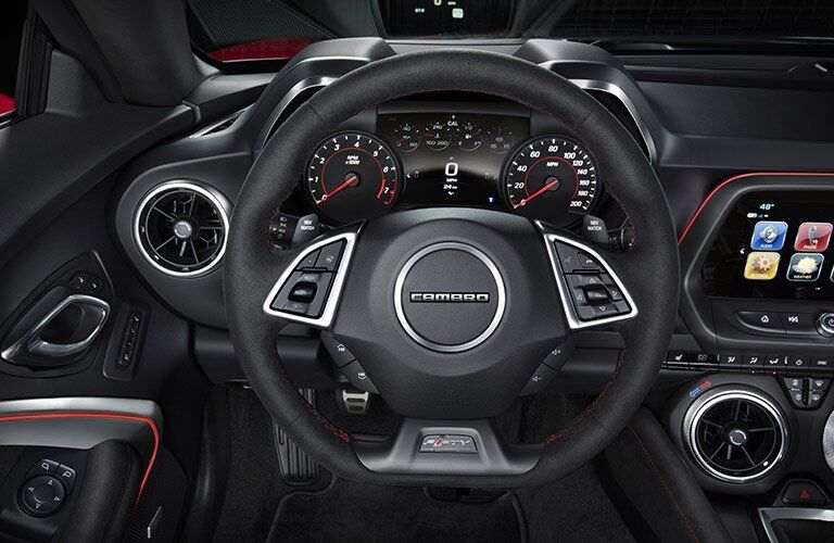 2017 Chevy Camaro Steering Wheel and Gauges