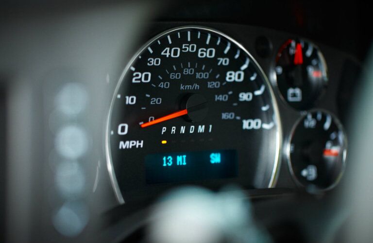 2017 Chevy Express Speedometer