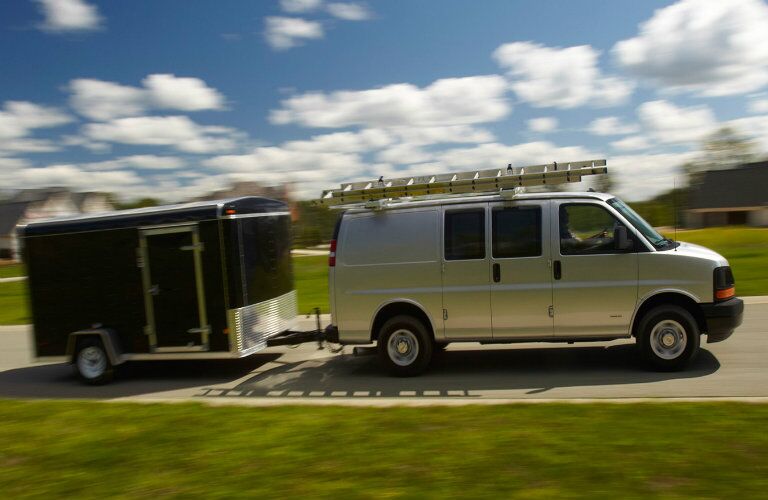 2016 Chevy Express Towing Trailer