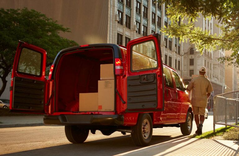 2016 Chevy Express Cargo Room