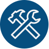 Ford Blue Tools Icon