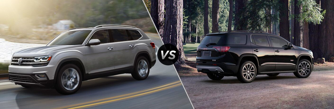 2018 Volkswagen Atlas vs 2018 GMC Acadia
