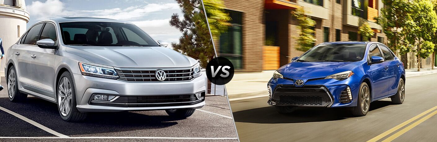 2018 Volkswagen Passat vs 2018 Toyota Corolla