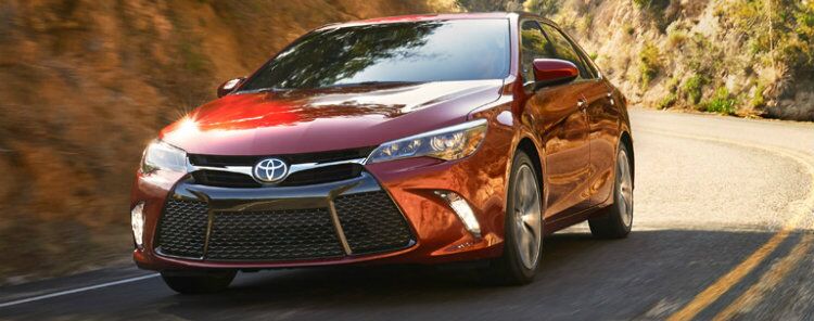 2017 Toyota Camry exterior red front