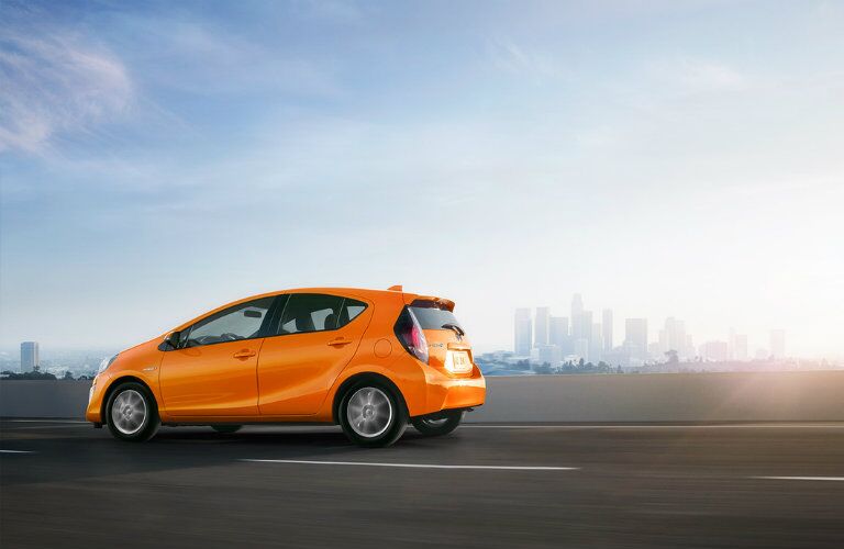four doors and hatch of compact prius c