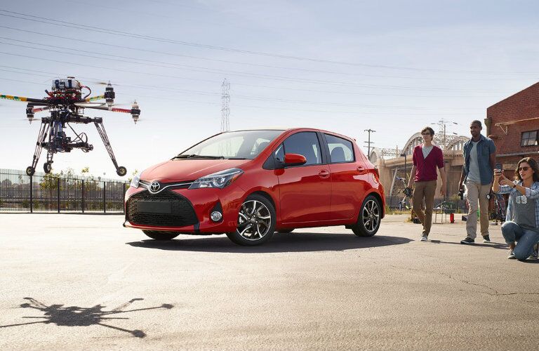 2016 Toyota Yaris side view