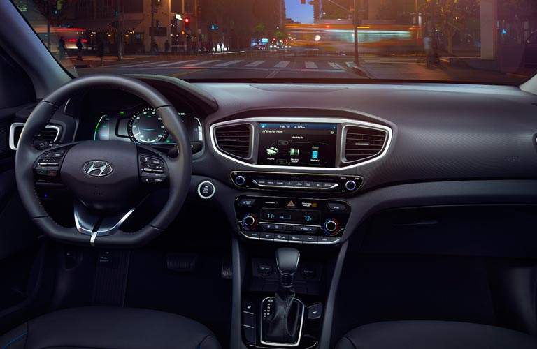 river cockpit view of 2017 Hyundai Ioniq Hybrid