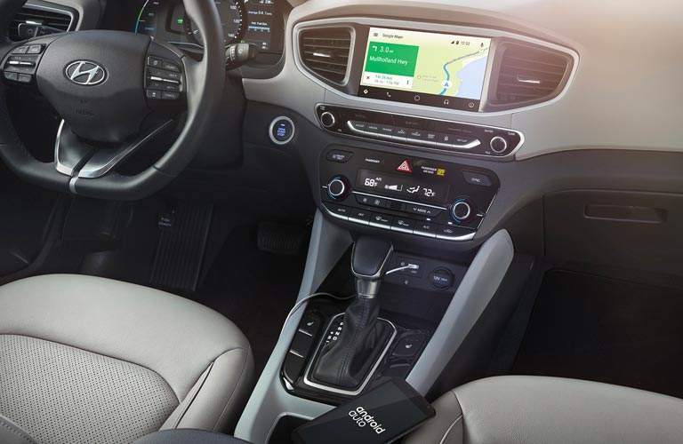 View of 2017 Hyundai Ioniq Hybrid center console