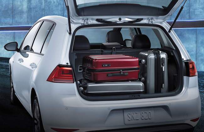 2016 VW e-Golf Interior Cargo Space