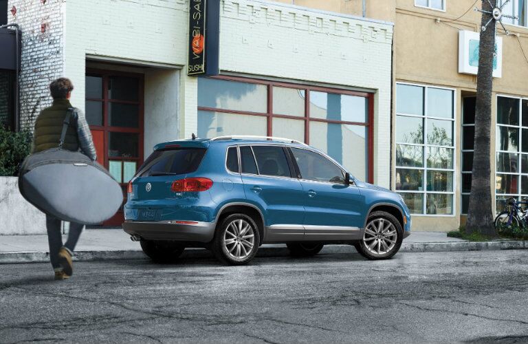 side view of the 2017 vw tiguan