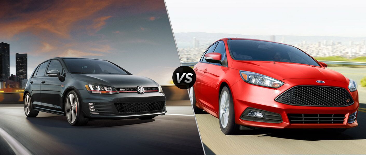 2016 Volkswagen Golf GTI vs 2016 Ford Focus ST