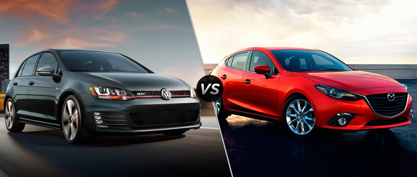 2016 Volkswagen Golf GTI vs 2016 Mazda 3 Hatchback