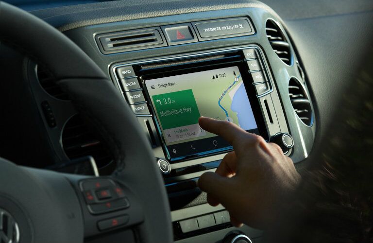 navigation of 2017 vw tiguan