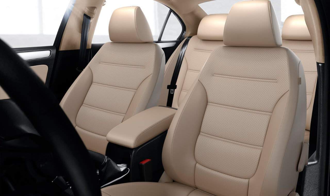 2018 VW Jetta leather seats