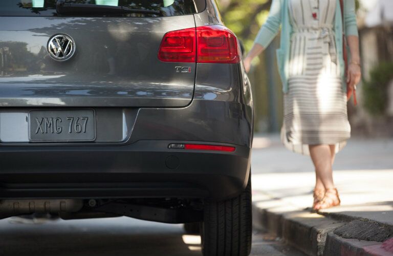 rearview of 2017 vw tiguan