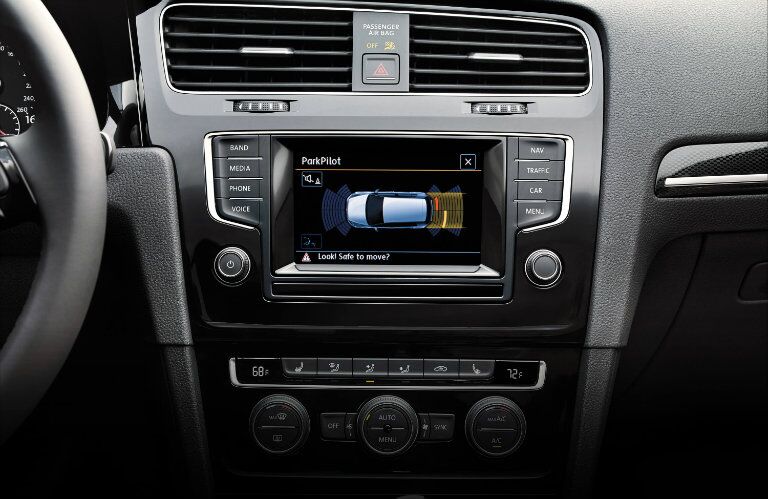 Optional parking sensors add safety to the 2015 Volkswagen Golf Morris County NJ