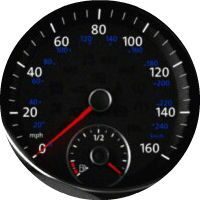 2016 Volkswagen Jetta Hybrid fuel gauge