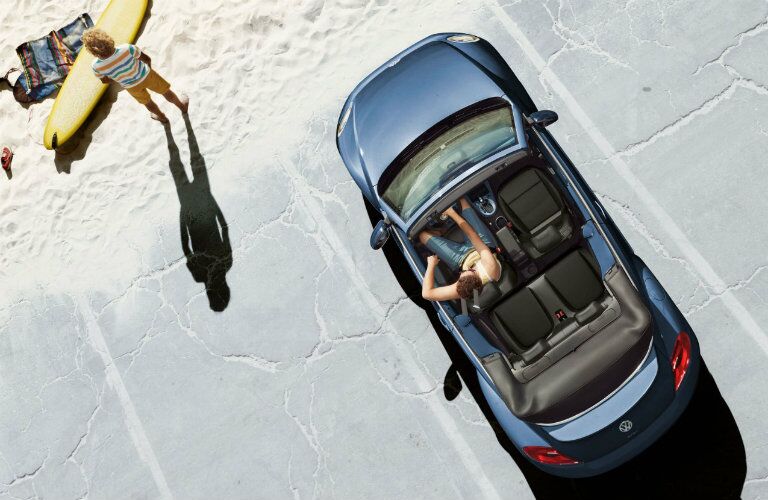 2017 Volkswagen Beetle Convertible birds eye view