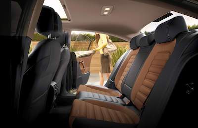 2016 Volkswagen CC Interior Back Seat