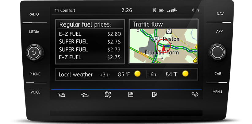 VW Car-Net® Navigation