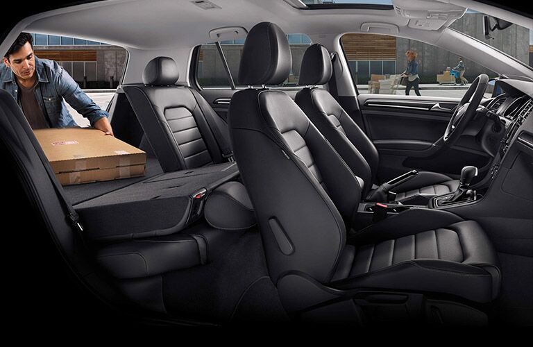 2016 Volkswagen Golf max cargo space
