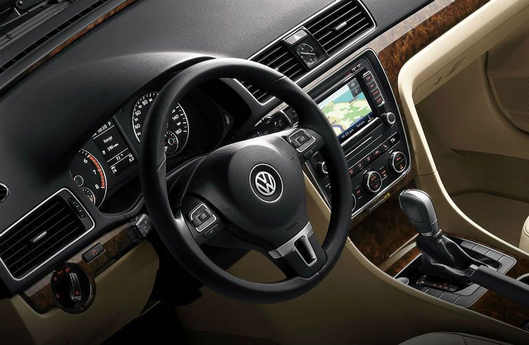 how big is the passat touchscreen